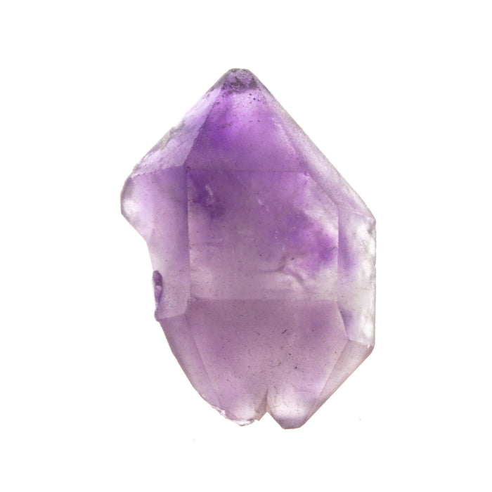 2: .98 x 1.43 x .6 inches - 16 grams - $225 Single pointed on one end, double-pointed on the other. Strong swirls of purple in the interior.