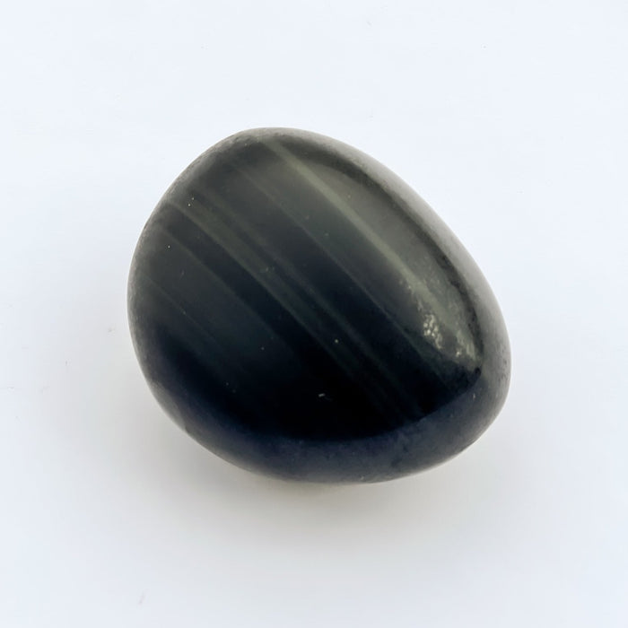Velvet Obsidian Palm Stone